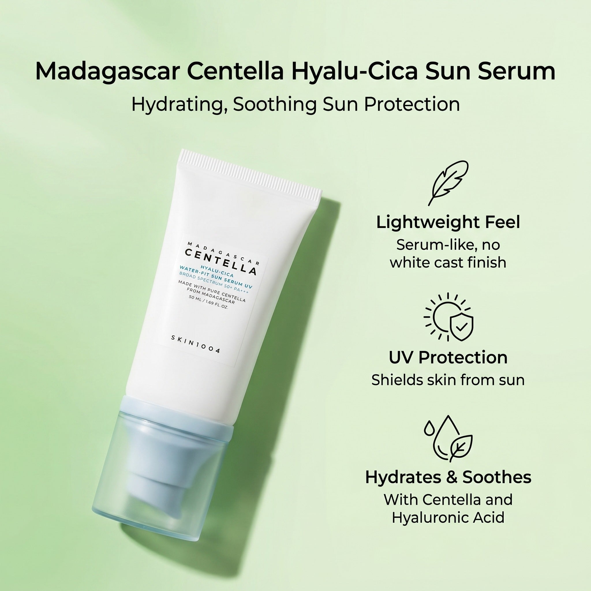 (OTC) Madagascar Centella Hyalu-Cica Water-Fit Sun Serum UV 50ml
