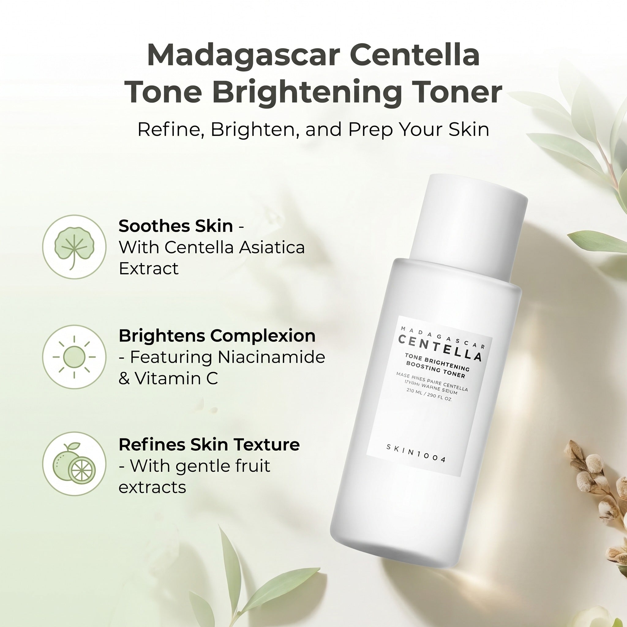 Madagascar Centella Tone Brightening Boosting Toner 210ml