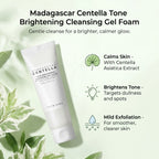 Madagascar Centella Tone Brightening Cleansing Gel Foam 125ml