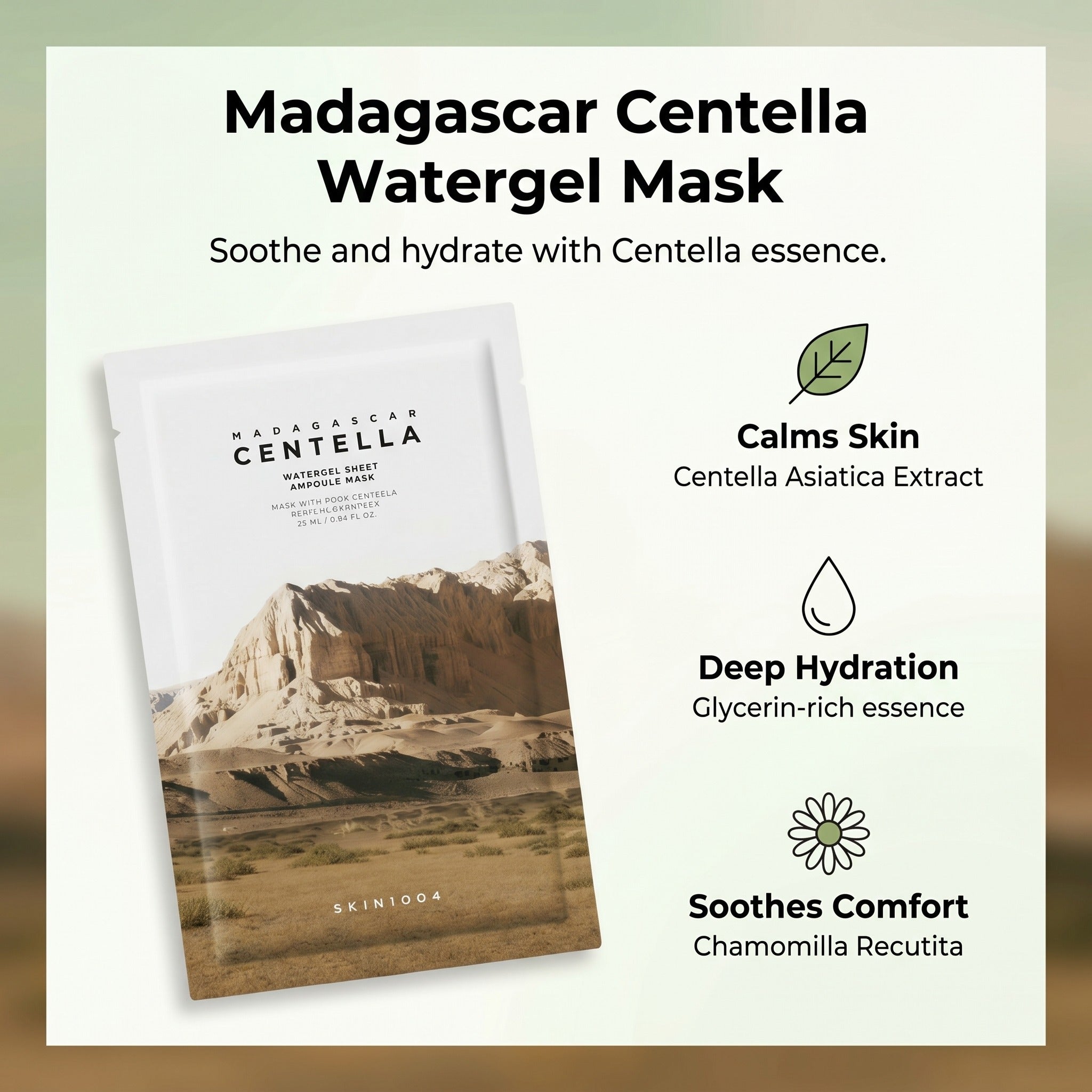 Madagascar Centella Watergel Sheet Ampoule Mask