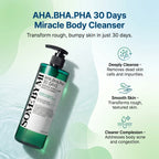 AHA.BHA.PHA 30 Days Miracle clear body cleanser 400g