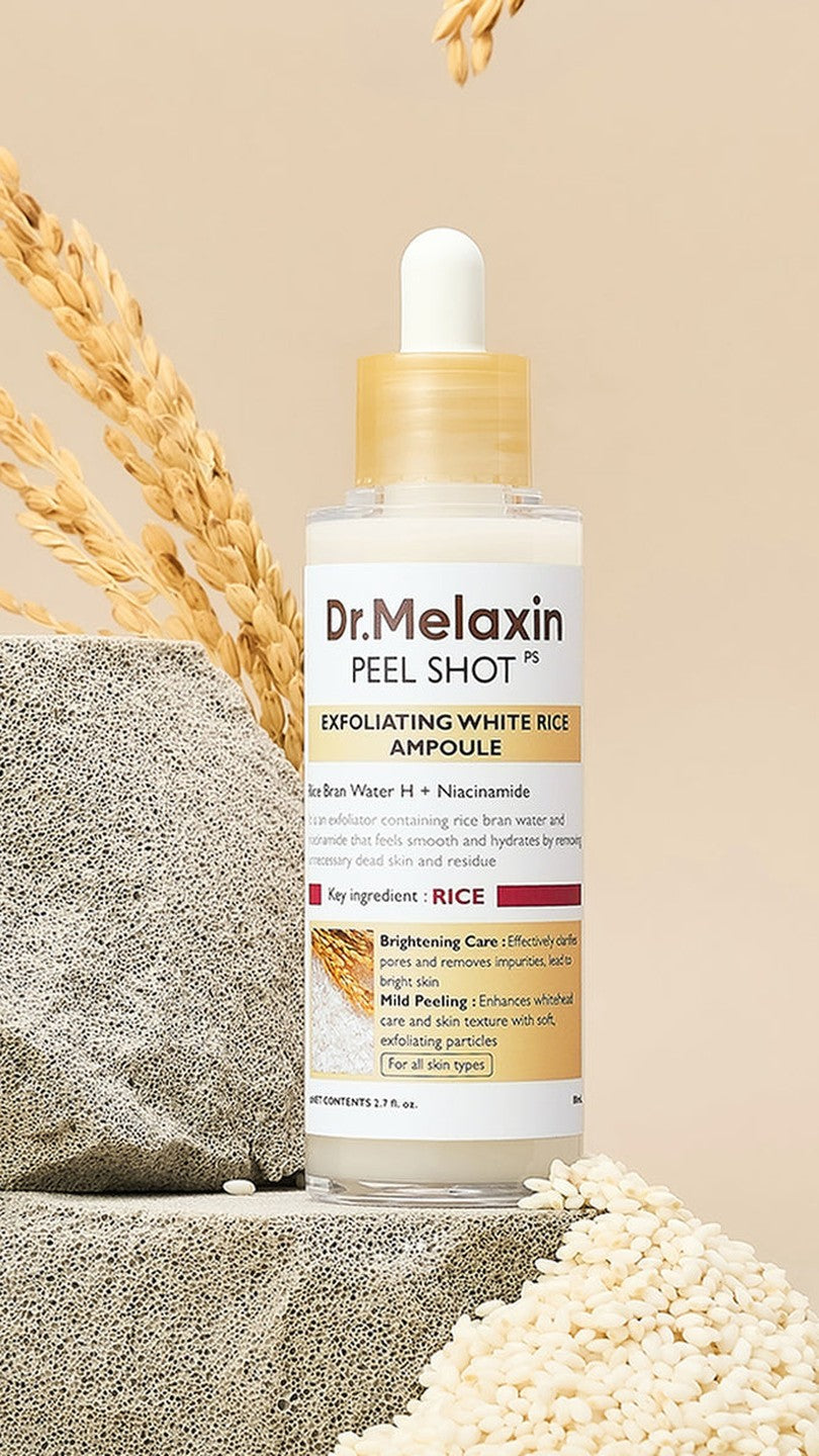 Dr.Melaxin Peel Shot Exfoliating White Rice Ampoule